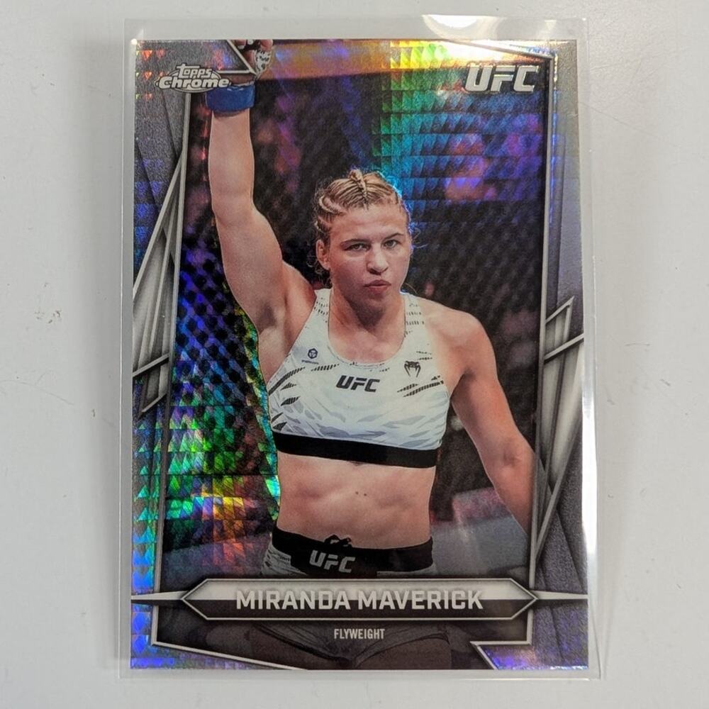 2026 Topps Chrome UFC Miranda Maverick #144 Prism Refractor Parallel Hobby